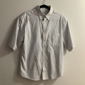 Cooper & Stewart Men's White Patterned Button-Down Shirt